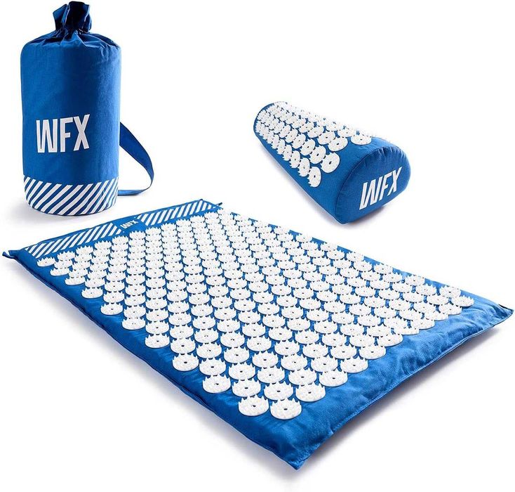 Постелка за акупресура, включително възглавница и чанта за носене