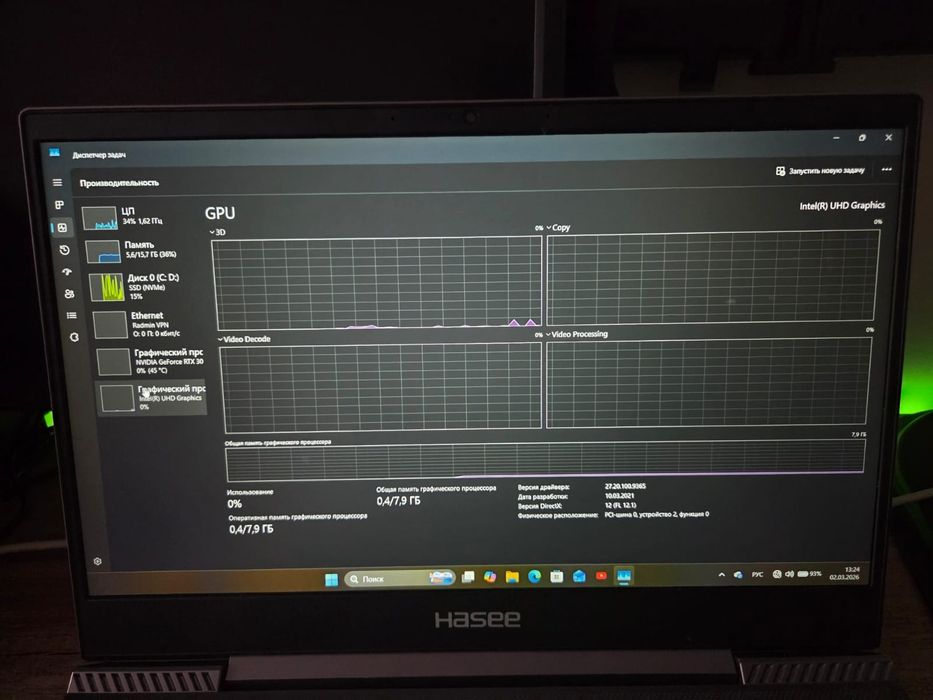 Ноутбук rtx 3050 ti