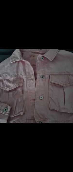 Geaca roz de blugi New Yorker