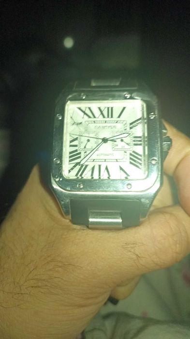 Cartier santos дуамонд стекло или полировка или новые стекла