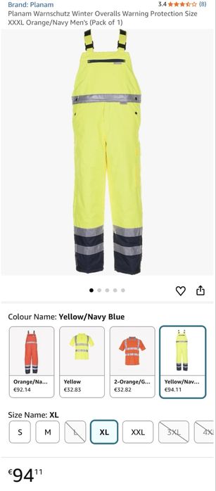 Мъжки дебел,работен панталон PLANAM. Размер L