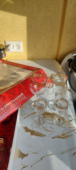 Рюмки хрусталь новая