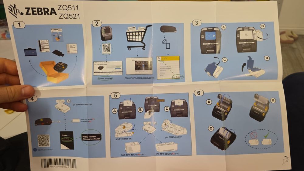Imprimanta Zebra ZQ521 noua
