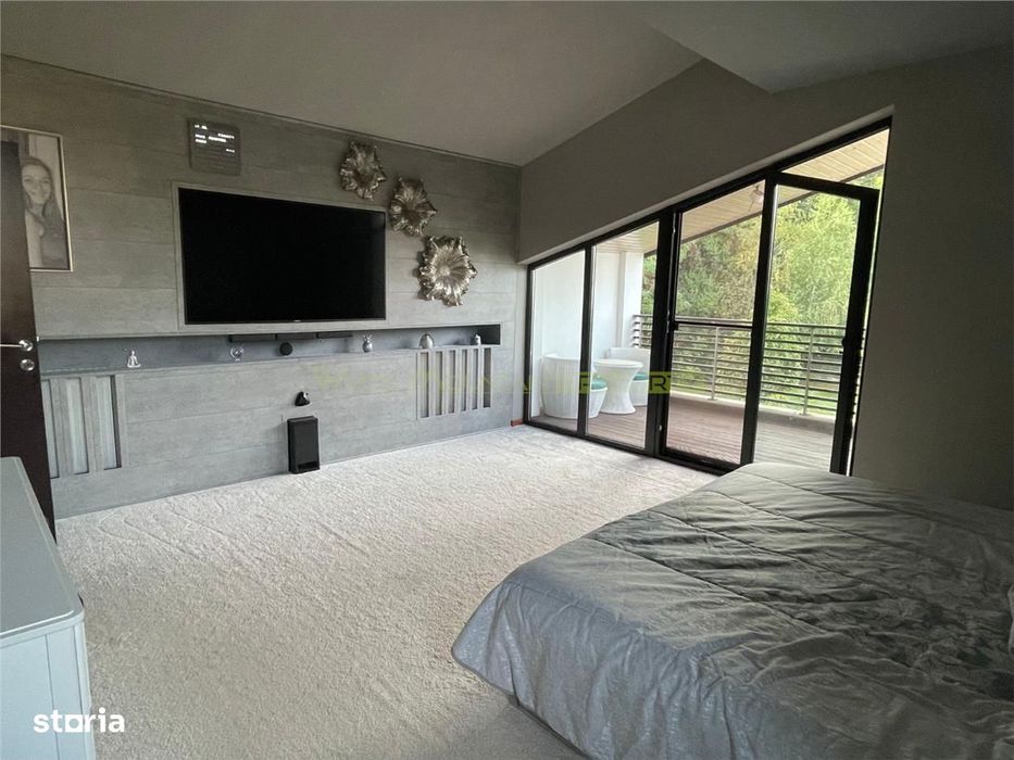 Corbeanca, vila pe colt, 9 camere, sauna