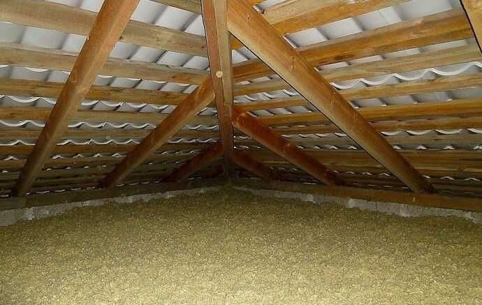 Утеплитель россыпью в мешках