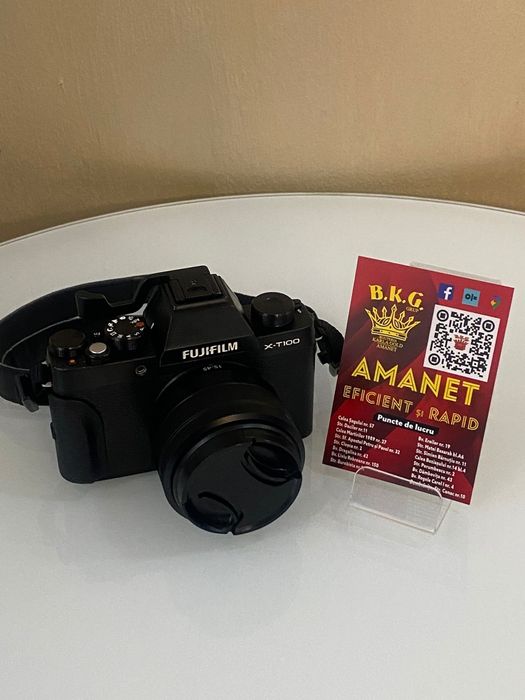 Fujifilm X-T100 + obiectiv 15-45mm Amanet BKG