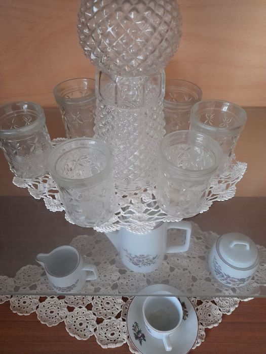 Стъклен сервиз за ракия