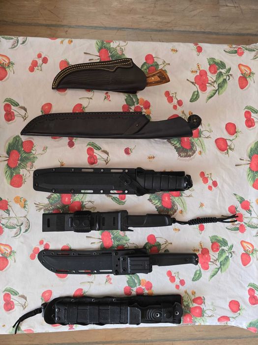 Ножове различни видове, 6 броя