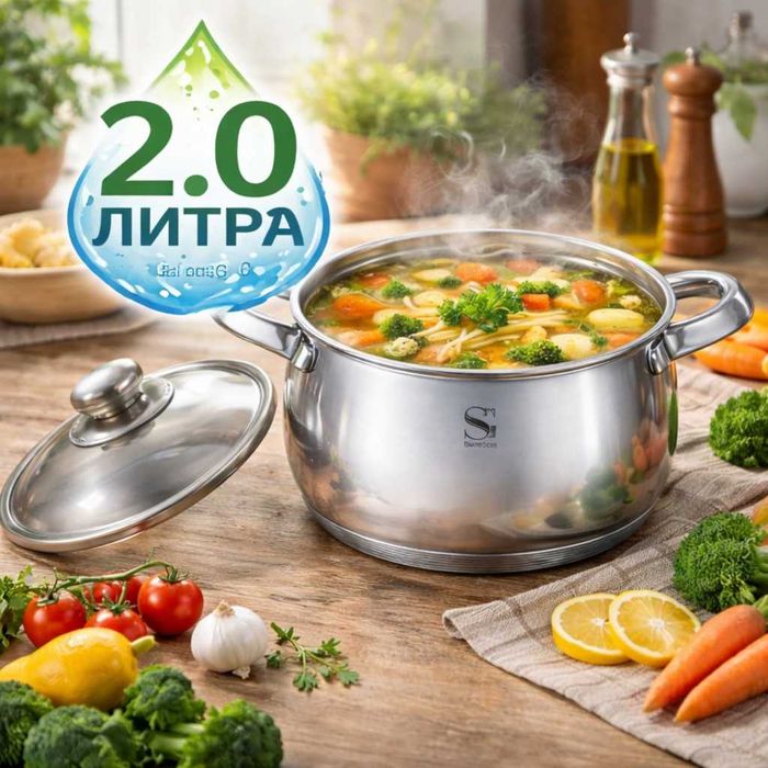 SwissGold Emmie Тенджера 2.0L с капак, SG-19032