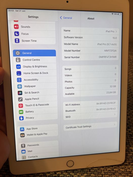iPad Pro 9.7” Gold 32 GB WiFi – Perfect Funcțional