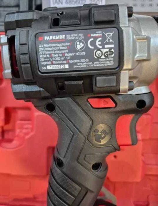 Pistol impact Parkside Performance 226 Nm