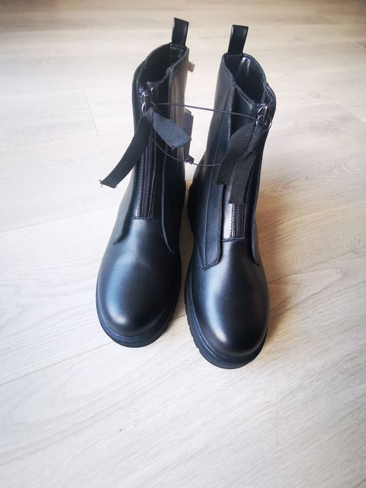 Botine Mango din piele,noi cu etichetă mărimea 38