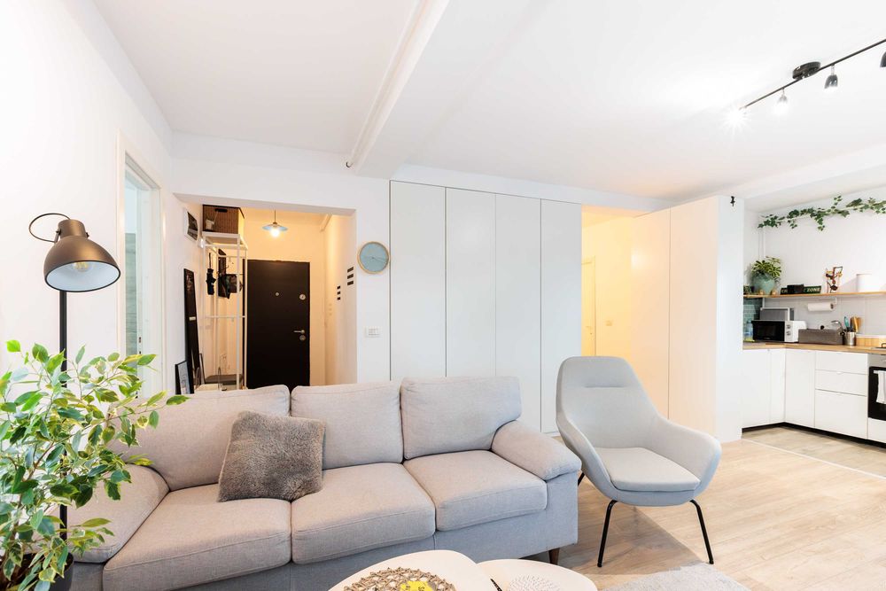 Apartament Studio 60 mp total, 2 Locuri Parcare, Moșnița Nouă (Asfalt)