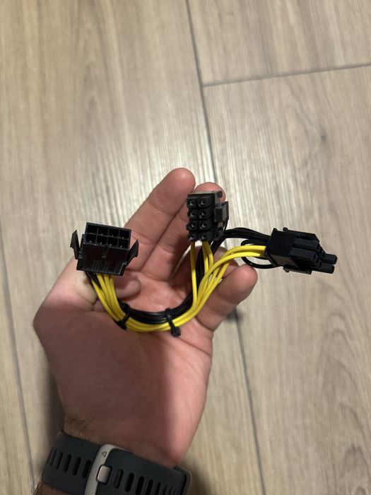 PCI-E Riser + Splitter Alimentare Placa Video 6+2