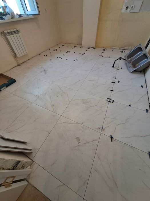 Укладка кафеля, керамогранита