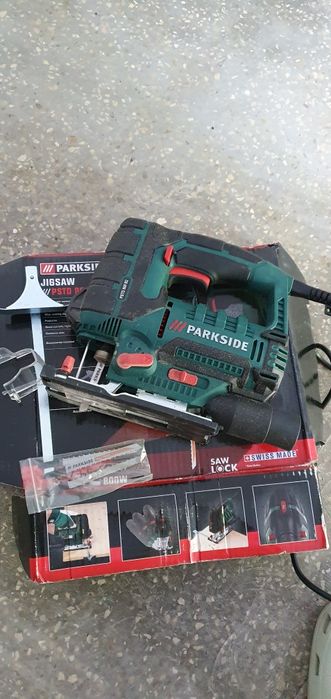 Fierăstrău pendular Parkside PSTD 800 B2, 800W, laser + pânze originale noi