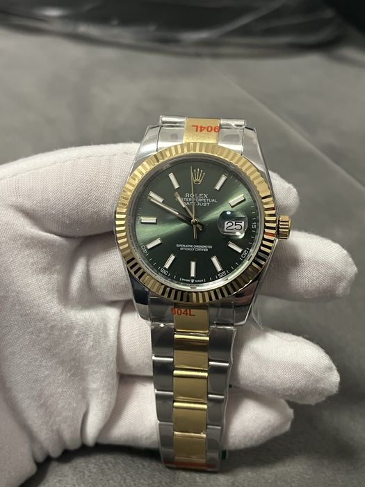 Rolex DateJust green