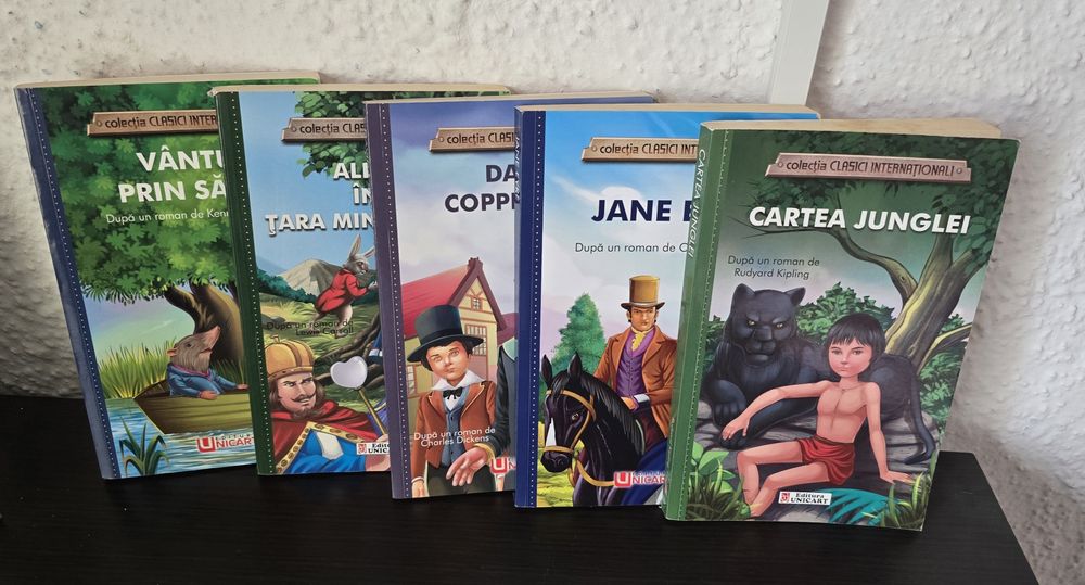 Set 5 cărți pentru copii – clasici internaționali