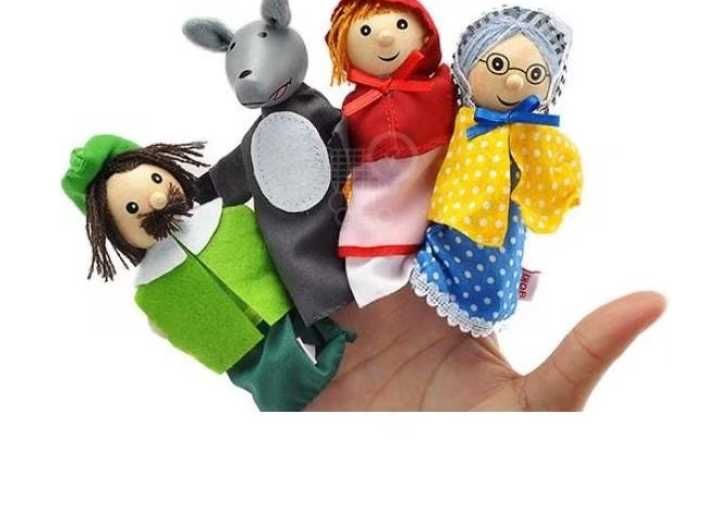 Papusi de deget "Scufita Rosie"