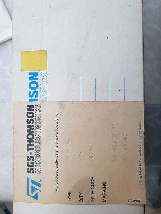 Транзистори 2N3055  оригинални SGS Thomson
