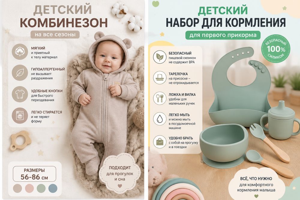 Создаю карточки для товаров