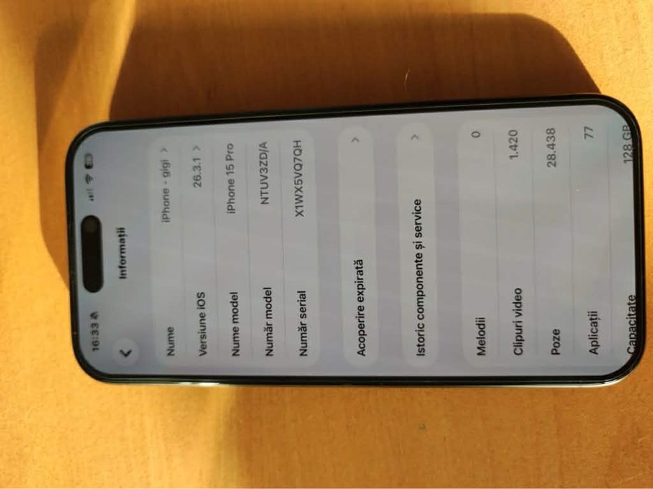 Iphone 15 pro 125 g