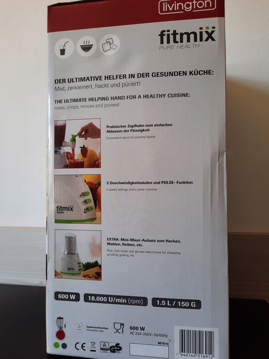 Robot nou,fructe si legume,fitmix,multifunctional