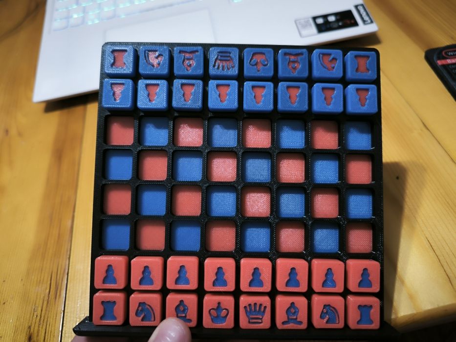 Мини шах за игра 3Д Принтиран