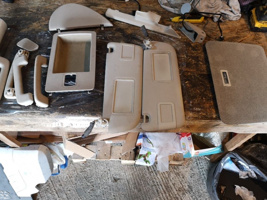 Elemente interior Audi A8 2008, oglinda, plafoniera, parasolare stalpi