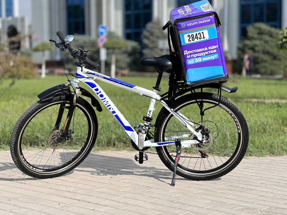 Велосипед сотилади, алюмин рамали 26, курьерлар учун махсус йиғилган.