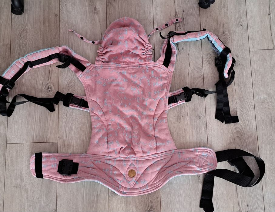 LennyGo marsupiu ergonomic Love Hormones Pink River
