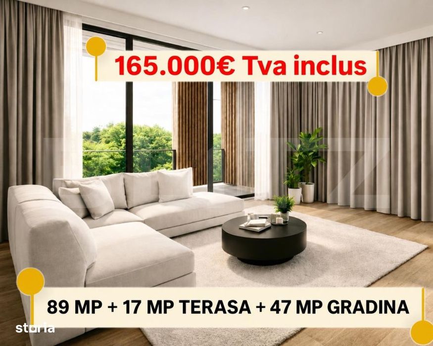 Apartament de vanzare cu 4 camere, 89 mp, zona Torontalului — fotografia 1