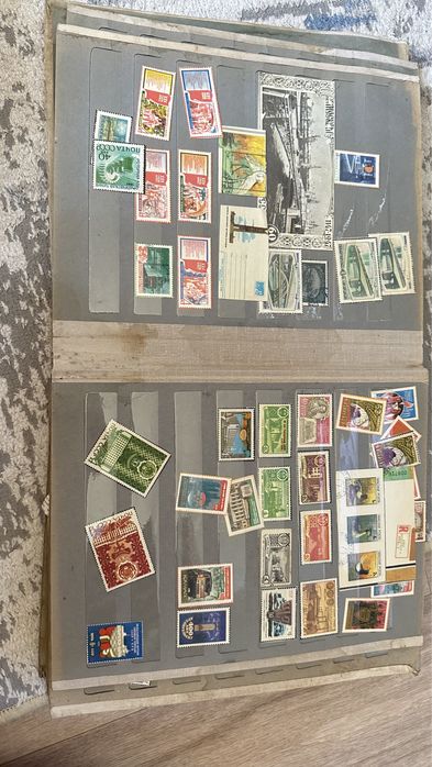 Почтовые марк старые 50-60лет