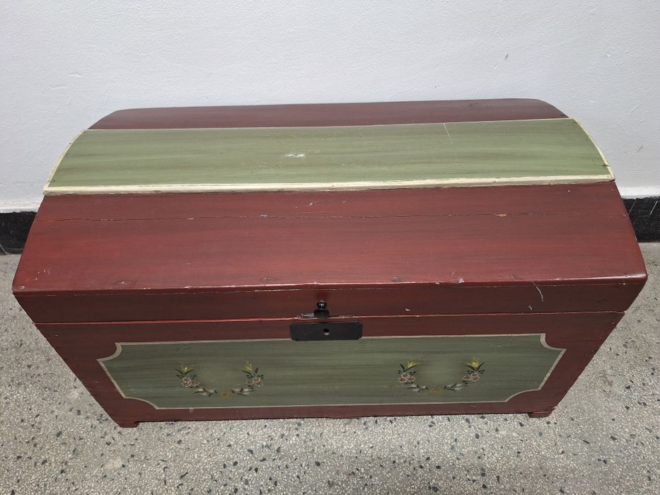 Сандък, ракла, скрин, ръчно изрисуван