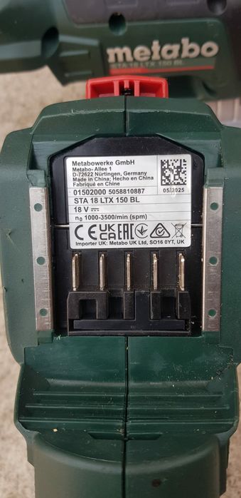 fierăstrău pendular metabo 18 v an 2025 model STA 18 LTX 150 BL se vinde doar corpul