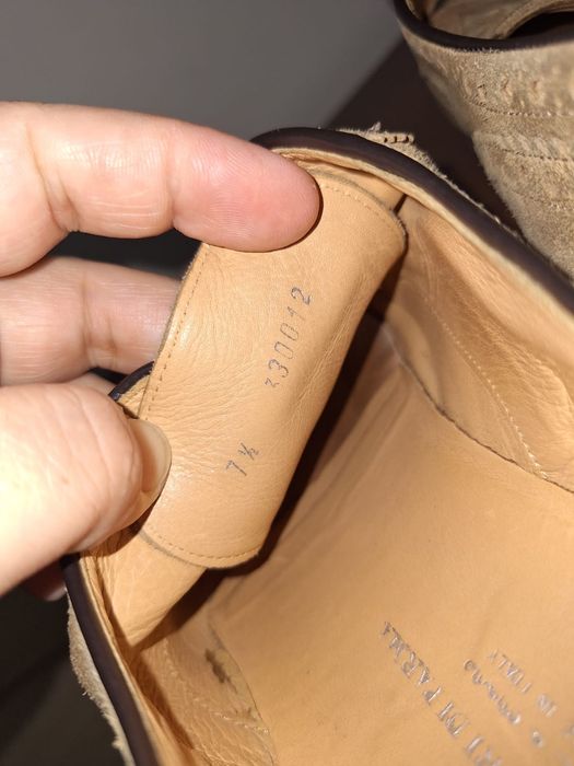 Туфли итальянские замша