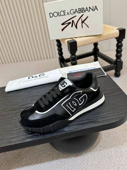 D&G DG Logo Sneaker "Black/White"