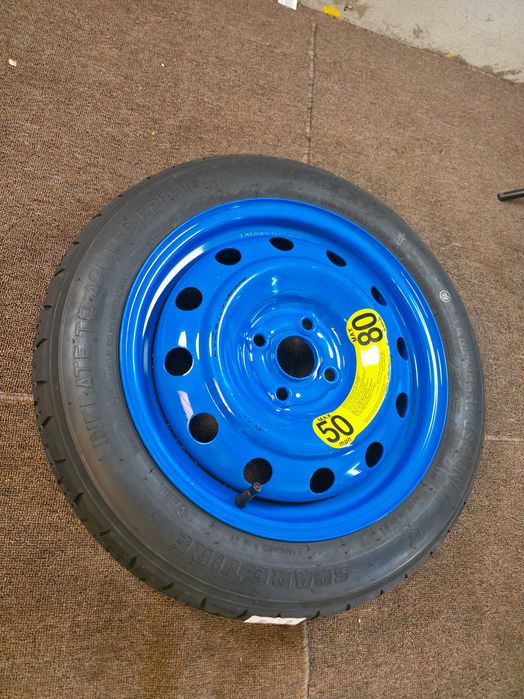 Roata Rezerva SLIM MICA - 4x100 15'' - 125/80/15 - OEM Hyundai I10 I20 / Kia Rio Stonic / Toyota / Mazda - NOUA
