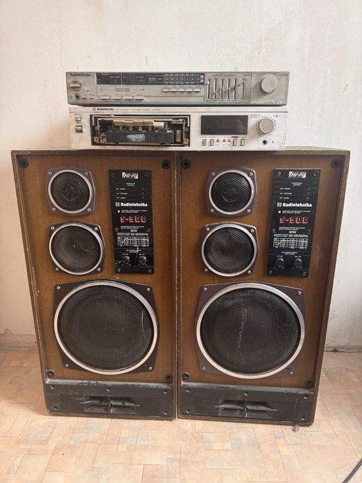Radiotehnika S-90D + усилитель У-711 | Винтаж Hi-Fi