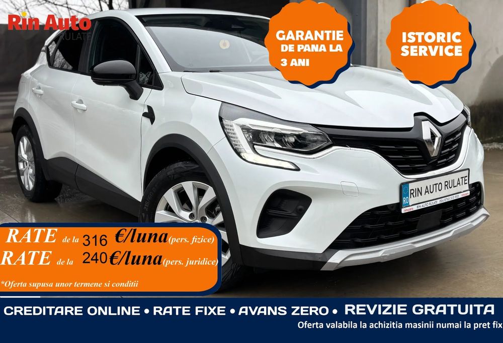 Renault Captur GARANTIE ~TVA 21% - Posibilitate vanzare si in RATE – Credit Leasing
