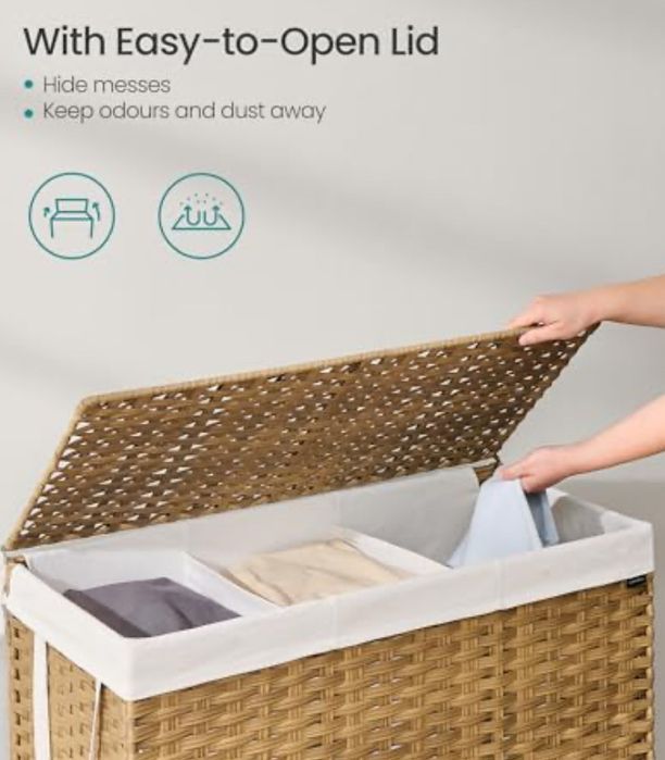 Сгъваем кош за пране 200L SONGMICS