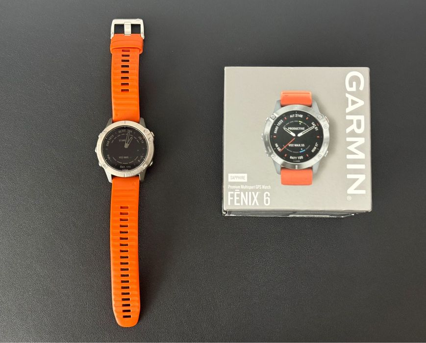 Garmin Fenix 6 SAPPHIRE Full Box – Stare foarte bună
