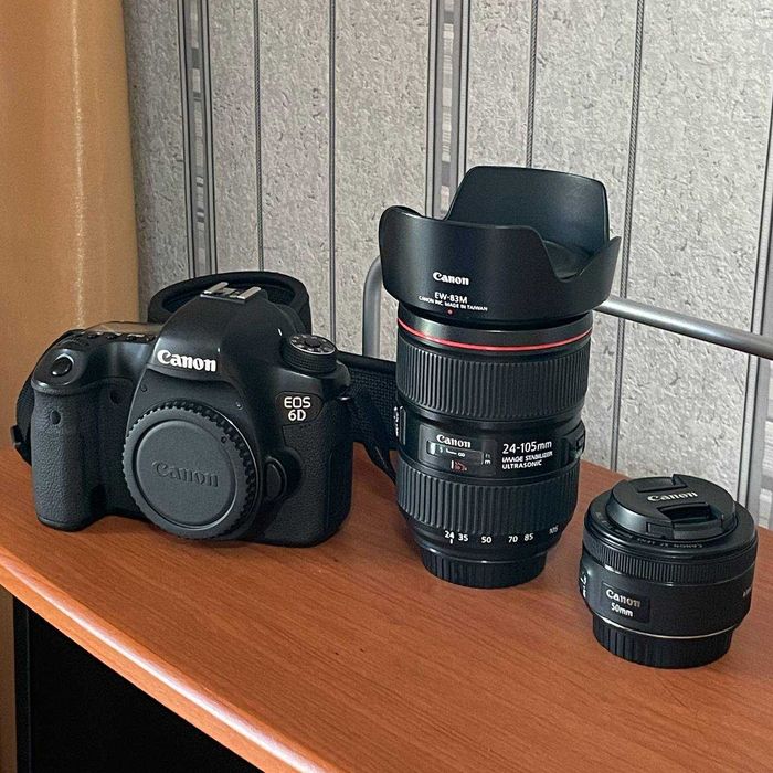 Canon EOS 6D (WG) Body|EF 24-105mm f/4.0L IS USM II|EF 50mm f/1.8 STM