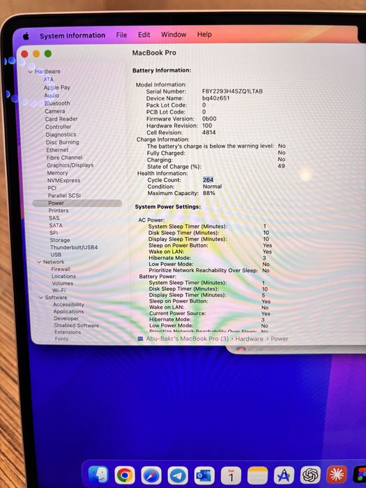 MacBook Pro 14 M1 Pro | (16/512) | 265 sikl | 88%
