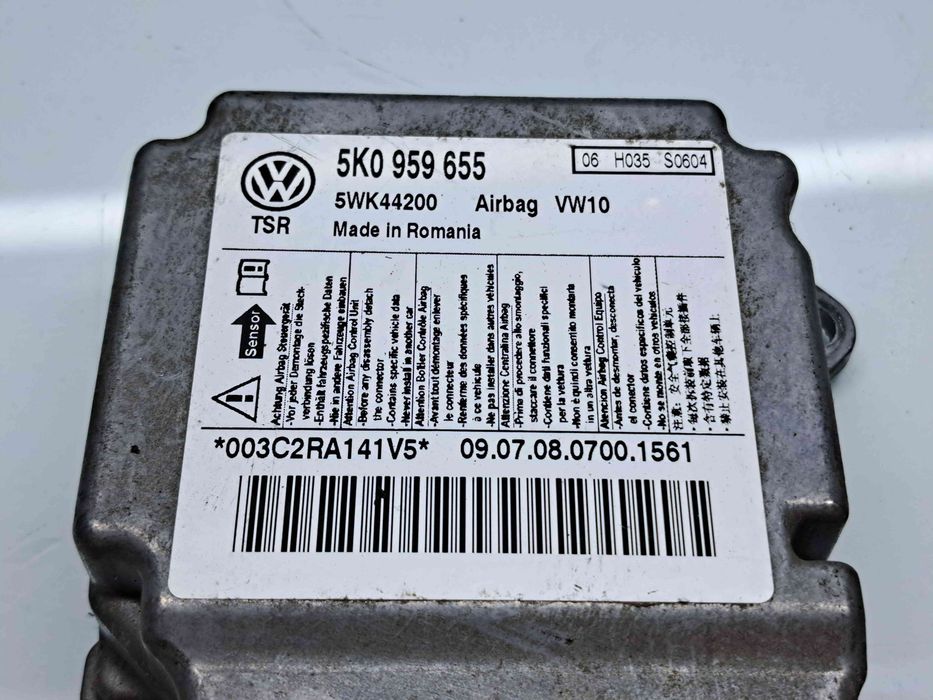 Calculator airbag Volkswagen Golf 6 (5K1) GTD [Fabr 2009-2013] 5K09596