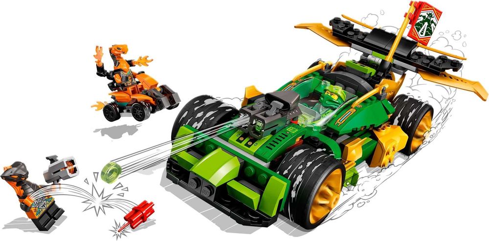 LEGO NINJAGO 71763 : Masina de curse EVO a lui Lloyd -NOU sigilat