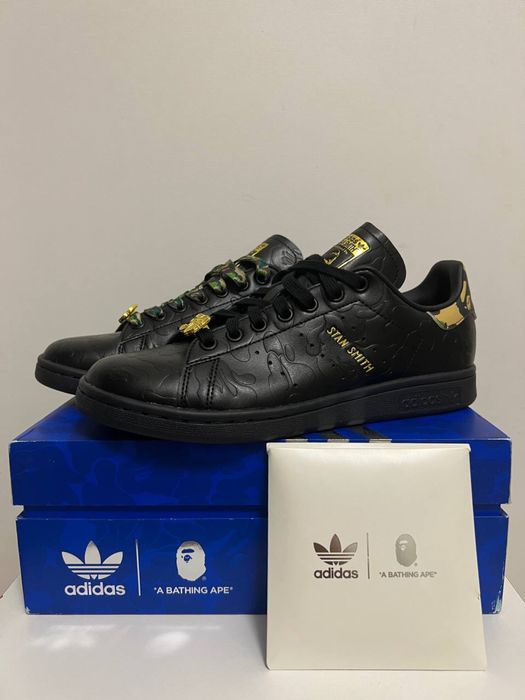 Adidas Stan Smith Bape 30th Anniversary Black