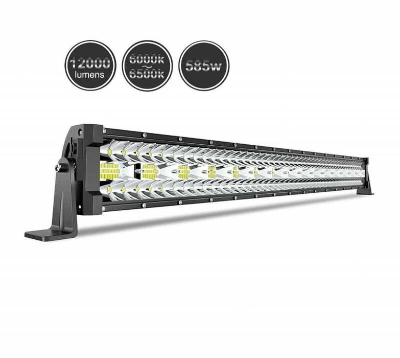 81см 585W 9D LED bar три реда – 48800lm мощен прожектор за джипове