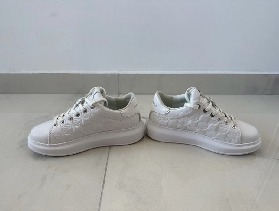 Pantofi sport wedge, Karl Lagerfeld, de piele, 37