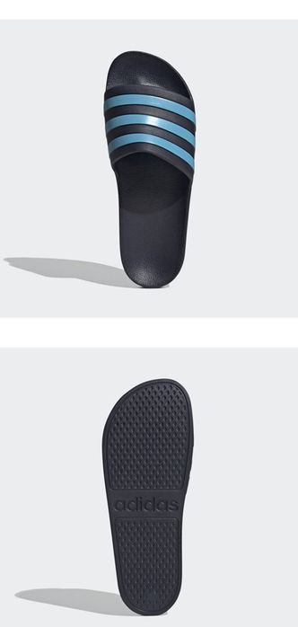 Нови Чехли Adidas ADILETTE AQUA джапанки 42/43 сини /зелени/ сиви